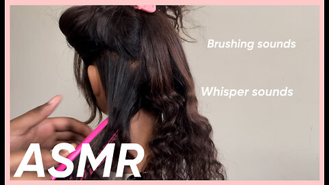 ASMR| Hair combing ,Hair Brushing, Spray sounds,Tingles,Relaxing sounds