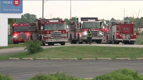 Milwaukee Fire Department responds to fire at former Northridge Mall