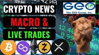 #Crypto #News, #macro and live trades - Can #Bitcoin catch up with stocks