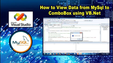 How to View Data from MySql Database to Combobox using Visual Basic (VB.Net)