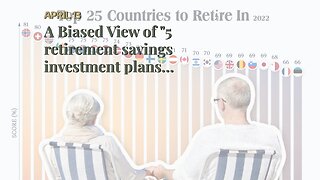 A Biased View of "5 retirement savings investment plans you need to know about"