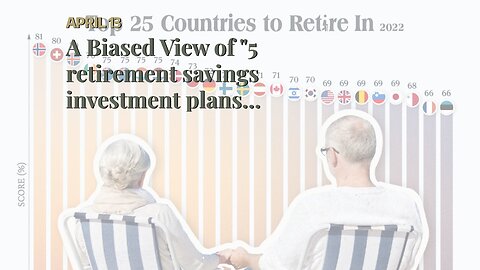 A Biased View of "5 retirement savings investment plans you need to know about"