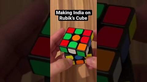 Making India on Rubik’s Cube 🇮🇳 | #shorts