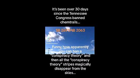 Tennessee banned chemtrails