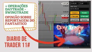 OPINIÃO: REPORTAGEM FANTÁSTICO SOBRE DAY TRADE - Diário de trader 11#