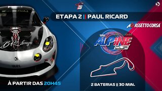 GREENGOLD ALPINE CUP 2022 - 2ª Etapa Temporada 5 - PAUL RICARD - ASSETTO CORSA