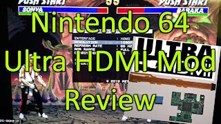 Nintendo 64 UltraHDMI Upgrade Kit Gameplay - 720p or 1080p HDMI for your N64 with No Input Lag