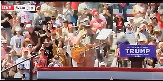 Ted Nugent Plays Star Spangled Banner Waco TEXAS Trump Rally 3/25/2023