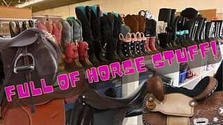 Come Shop With Us At A Flea Market Full Of Horse Stuff!