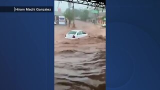 Heavy flooding in Nogales, AZ