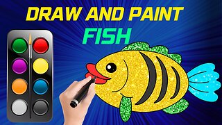 Drawing and Painting a Fish | Bible Babies