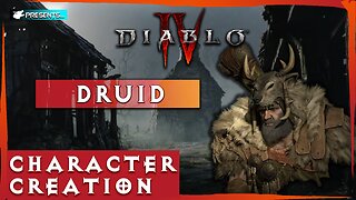 DIABLO 4 Beta Male DRUID Character Customisation