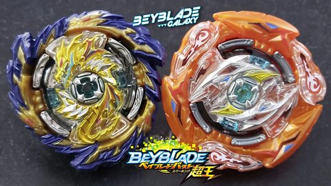 MIRAGE FAFNIR .Nt 2S vs GLIDE RAGNARUK .Wh.R 1S - Beyblade Burst ベイブレードバースト