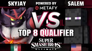 FPS4 Online - SF | SkyJay (Incineroar) vs. MVG | Salem (Enderman) - Smash Ultimate Top 8 Qualifier