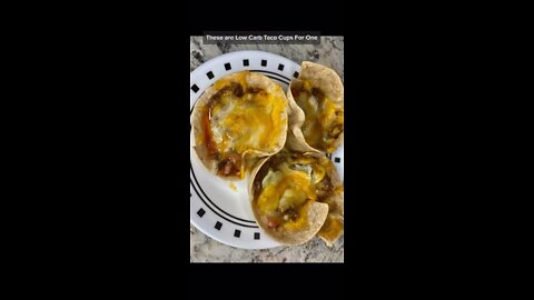 Low Carb Taco Cups