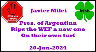 Javier Milei Addressing the WEF 17-Jan-2024