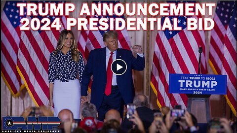 Trump Announcement 2024 Presidential Bid | November 15th, 2022