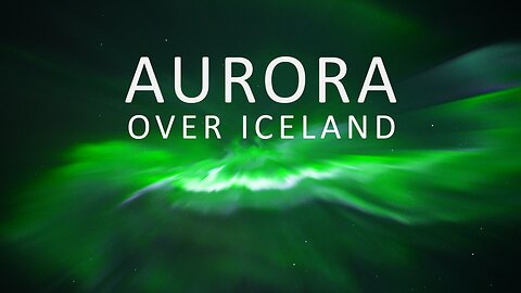 Amazing Aurora over Iceland 4K Real time (Shapes in the sky followed by Blood Red Aurora)