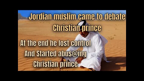 Jordinan Muslim started abusing Christian Prince