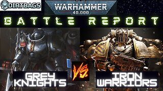 Grey Knights vs Iron Warriors | 2000 points | Warhammer 40k Battle Report 9th Edition