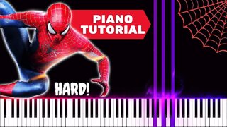 Spiderman Medley - Incredible Piano Cover and Hard Piano Tutorial