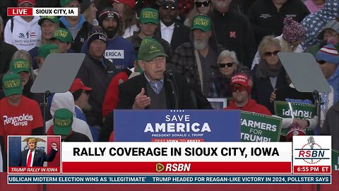 Chuck Grassley Speech: Save America Rally in Sioux City, IA - 11/3/22