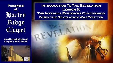 Introduction To The Revelation Lesson 3