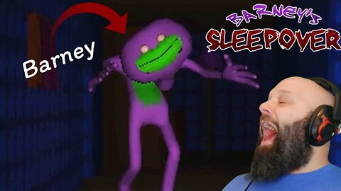 Barney The Dinosaur Is A Big Purple Butt! Barneys Sleepover! (Ending)