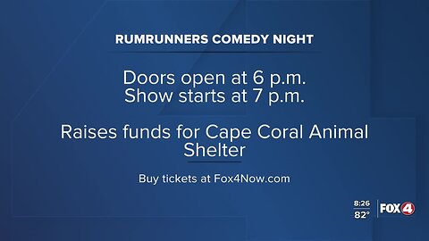 Rumrunner's host comedy night to raise money for Cape Coral Animal Shelter