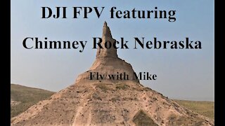 DJI FPV featuring Chimney Rock Nebraska Fly with Mike