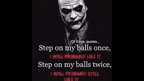 Step on my balls