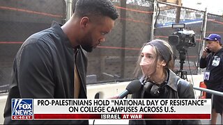 Lawrence Jones Confronts Anti-Israel Protesters Over Denial Of Hamas' Brutality