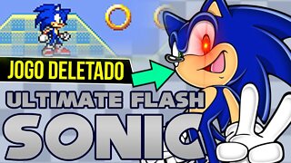 Jogo do Sonic que voce NUNCA irá jogar - Ultimate Sonic Flash #shorts