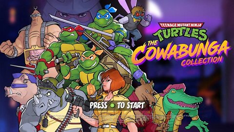 TMNT THE COWABUNGA COLLECTION Gameplay No Commentary
