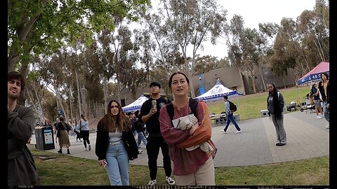 UC San Diego: Spectacular Conversations w/ Muslims, w/ a Muslim Turned Atheist, w/ A Convicted Sinner, & w/ A Genuine Christian, One Student Gives Me Water, Another Student Gives Me A Snow Cone, & Another Student Buys Me Lunch!