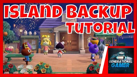 New Animal Crossing New Horizons Update (Nintendo) Added Island Backup - Tutorial