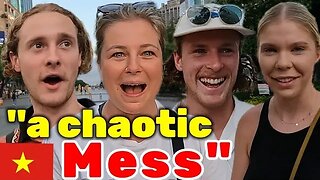 Foreigners first impressions of VIETNAM 🇻🇳 (street interviews)