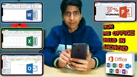 How to run Ms office 2010 in phone