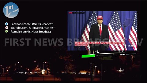 BREAKING NEWS || President Trump in Richmond, VA On First News Broadcast TV channel