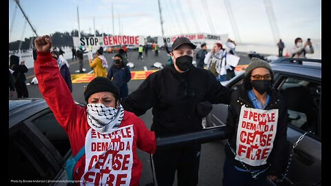 Israel-Hamas ceasefire protest