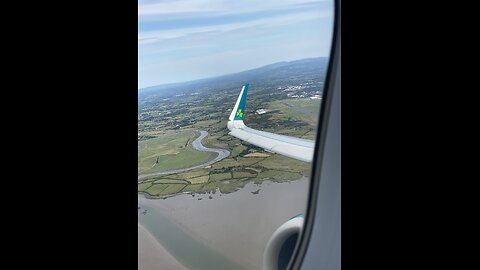 Aer Lingus A321 NEO take off from Shannon Airport