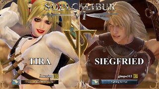 Tira (Âmesang) VS Siegfried (gimpo312) (SoulCalibur™ VI: Online)