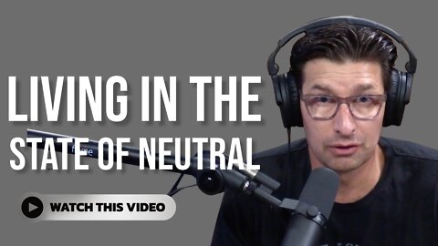 #24 Christians Living in the State of Neutral - The Bottom Line with Jaco Booyens