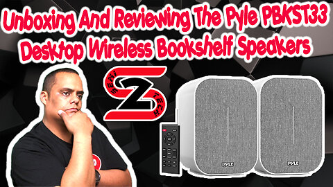 Unboxing And Reviewing The Pyle PBKST33 Desktop Wireless Bookshelf Speakers