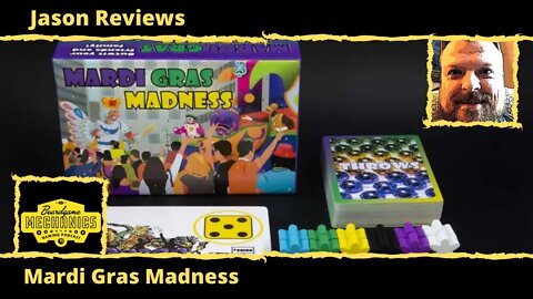 Jason's Board Game Diagnostics of Mardi Gras Madness