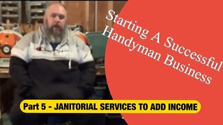 JANITORIAL SERVICES - How To Start A Successful Handyman Business With No Money