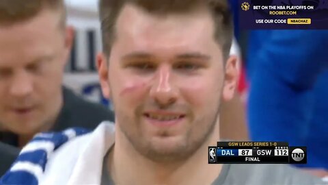 Luka Doncic walks off court with a Creepy smile PLOTTING for REVENGE! \./