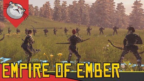 Construa uma CIDADE e Faça Exércitos estilo MOUNT & BLADE - Empire of Ember [Gameplay PT-BR]