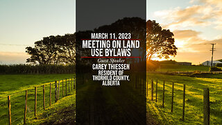 Meeting on Land Use Bylaws ~ March 11, 2023