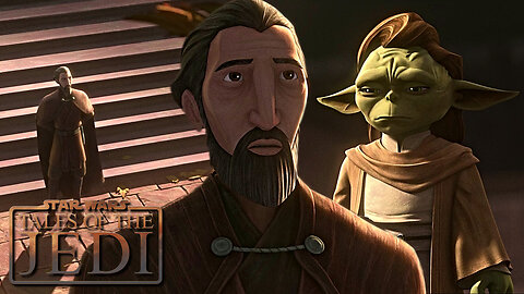 Count Dooku Mourning Qui-Gon Jinn Scene - Star Wars: Tales Of The Jedi